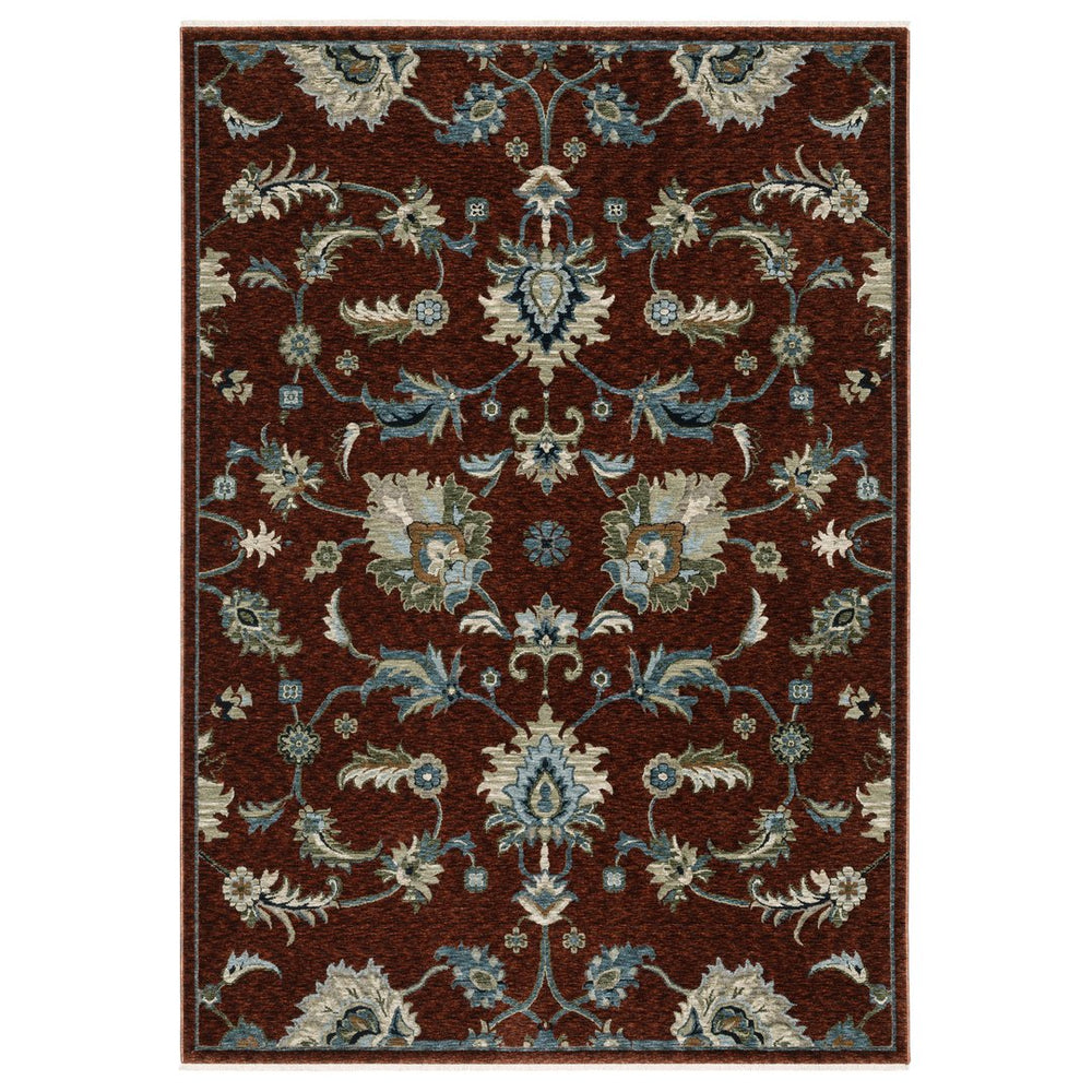 Oriental Weavers Capella Indoor Area Rug – Luxurious Softness, Versatile Styles, And Bohemian Elegance For Any Space Red,Multi Polyester Ccap06200296st