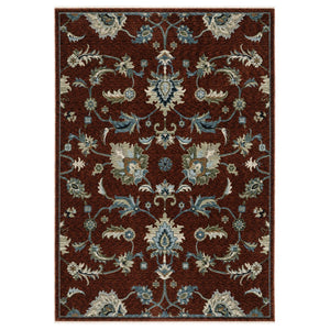 Oriental Weavers Capella Indoor Area Rug – Luxurious Softness, Versatile Styles, And Bohemian Elegance For Any Space Red,Multi Polyester Ccap06200296st