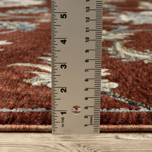 Oriental Weavers Capella Indoor Area Rug – Luxurious Softness, Versatile Styles, And Bohemian Elegance For Any Space Red,Multi Polyester Ccap06200296st