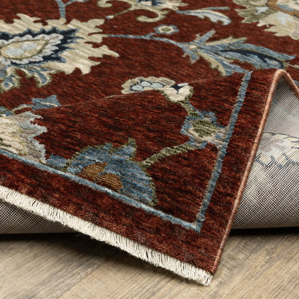 Oriental Weavers Capella Indoor Area Rug – Luxurious Softness, Versatile Styles, And Bohemian Elegance For Any Space Red,Multi Polyester Ccap06200296st