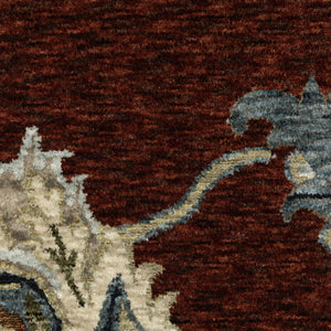 Oriental Weavers Capella Indoor Area Rug – Luxurious Softness, Versatile Styles, And Bohemian Elegance For Any Space Red,Multi Polyester Ccap06200296st