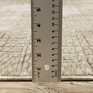 Oriental Weavers Capella Soft Polyester Indoor Area Rug – Versatile, Textured Design For Modern And Traditional Spaces Beige,Brown Polyester Ccap07240340st