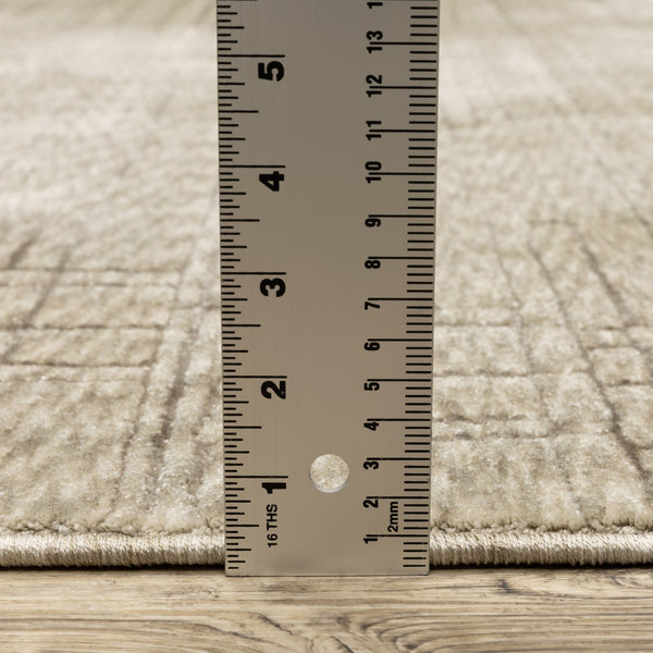 Oriental Weavers Capella Soft Polyester Indoor Area Rug – Versatile, Textured Design For Modern And Traditional Spaces Beige,Brown Polyester Ccap07240340st