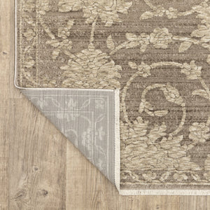 Oriental Weavers Capella Soft Polyester Indoor Area Rug – Versatile Designs With Texture For Modern And Traditional Spaces Grey,Beige Polyester Ccap09160235st