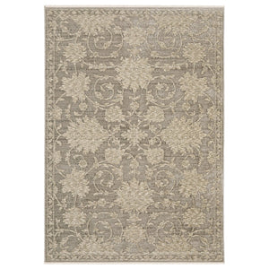 Oriental Weavers Capella Soft Polyester Indoor Area Rug – Versatile Designs With Texture For Modern And Traditional Spaces Grey,Beige Polyester Ccap09160235st