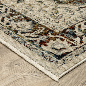 Oriental Weavers Capella Indoor Area Rug - Luxurious Softness With Bohemian Flair And Versatile Modern Designs Beige,Multi Polyester Ccap12160235st