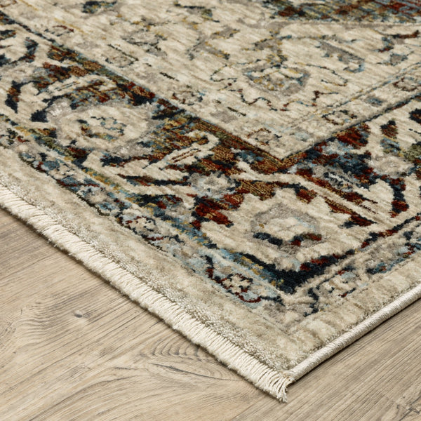 Oriental Weavers Capella Indoor Area Rug - Luxurious Softness With Bohemian Flair And Versatile Modern Designs Beige,Multi Polyester Ccap12160235st