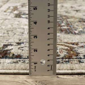 Oriental Weavers Capella Indoor Area Rug - Luxurious Softness With Bohemian Flair And Versatile Modern Designs Beige,Multi Polyester Ccap12160235st