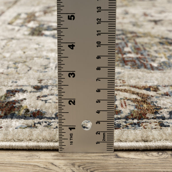 Oriental Weavers Capella Indoor Area Rug - Luxurious Softness With Bohemian Flair And Versatile Modern Designs Beige,Multi Polyester Ccap12160235st