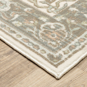 Oriental Weavers Capistrano Indoor Area Rug - Soft Handcrafted Design With High-low Texture For Modern Spaces Ivory,Grey Polypropylene C511e1117165st
