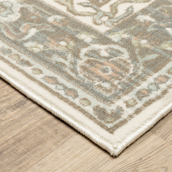 Oriental Weavers Capistrano Indoor Area Rug - Soft Handcrafted Design With High-low Texture For Modern Spaces Ivory,Grey Polypropylene C511e1117165st