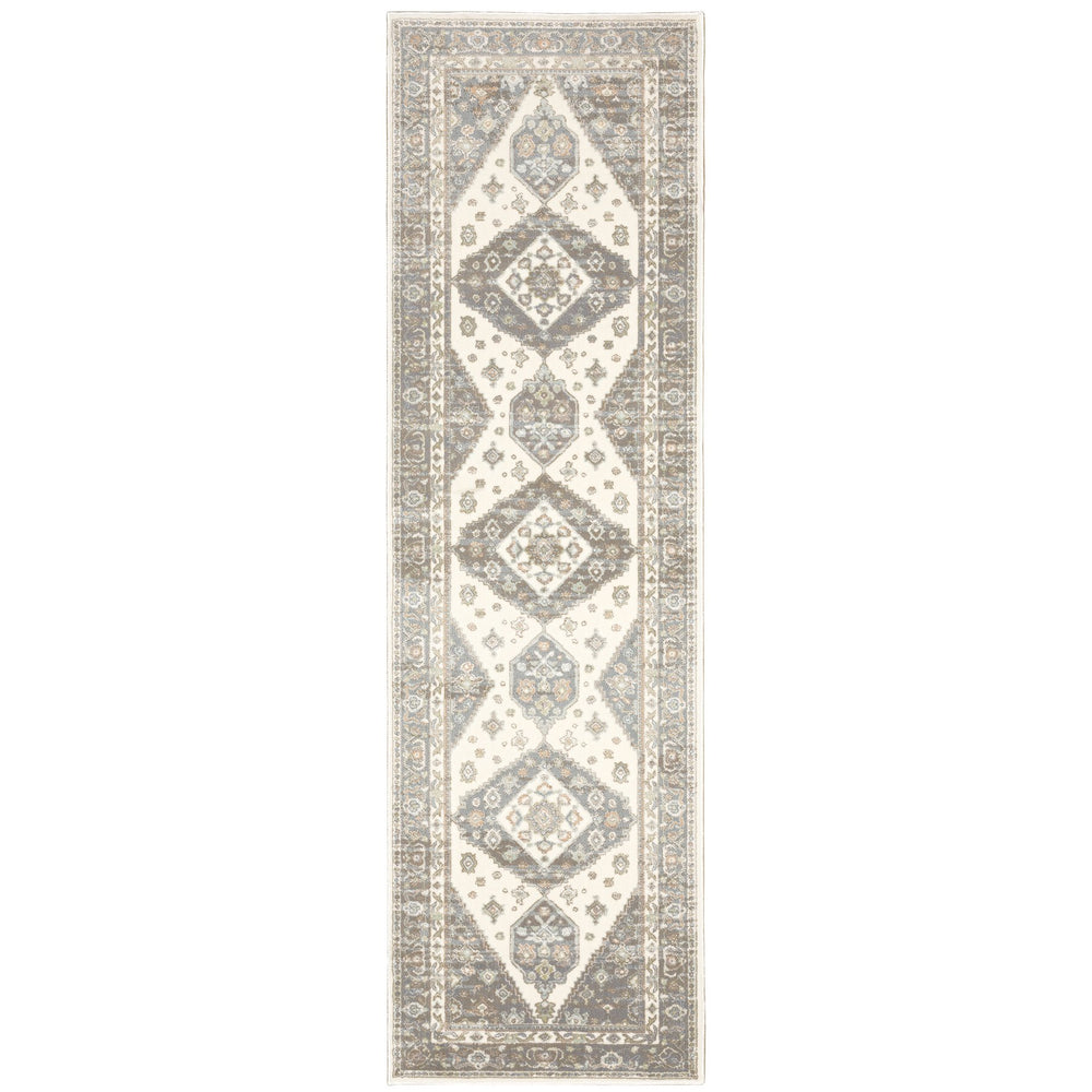 Oriental Weavers Capistrano Indoor Area Rug - Soft Handcrafted Design With High-low Texture For Modern Spaces Ivory,Grey Polypropylene C511e1068230st
