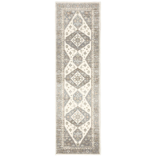 Oriental Weavers Capistrano Indoor Area Rug - Soft Handcrafted Design With High-low Texture For Modern Spaces Ivory,Grey Polypropylene C511e1068230st