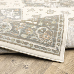 Oriental Weavers Capistrano Indoor Area Rug - Soft Handcrafted Design With High-low Texture For Modern Spaces Ivory,Grey Polypropylene C511e1117165st