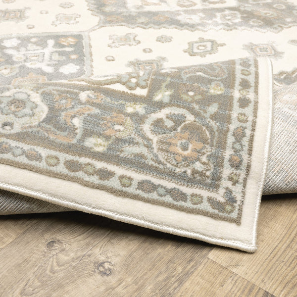 Oriental Weavers Capistrano Indoor Area Rug - Soft Handcrafted Design With High-low Texture For Modern Spaces Ivory,Grey Polypropylene C511e1117165st