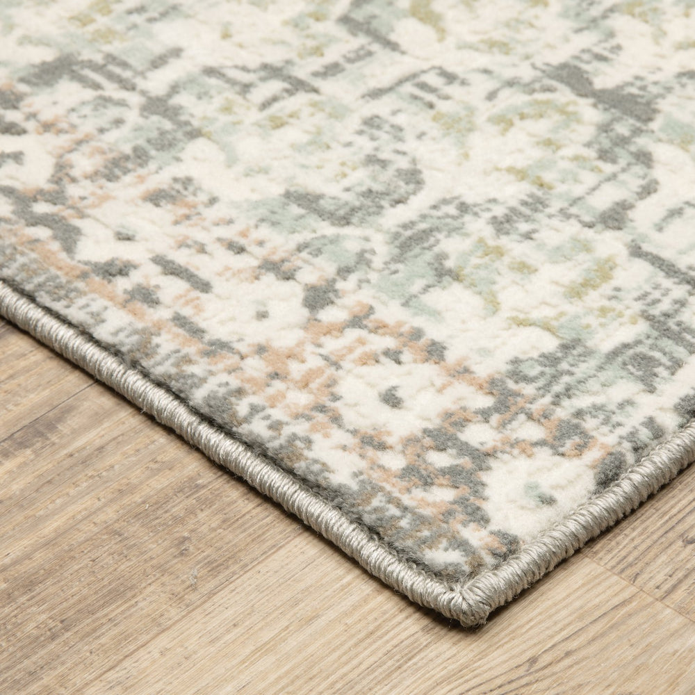 Oriental Weavers Capistrano Indoor Area Rug - Soft Touch Power Loomed Design With Neutral Tones For Any Space Ivory,Grey Polypropylene C517b1117165st