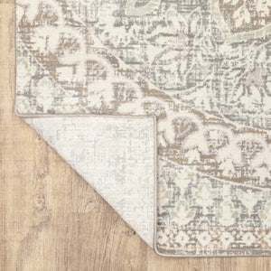 Oriental Weavers Capistrano Indoor Area Rug - Soft Touch Power Loomed Design With Neutral Tones For Any Space Ivory,Grey Polypropylene C517b1117165st