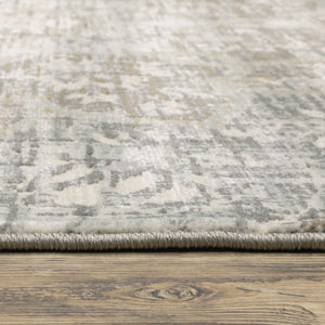 Oriental Weavers Capistrano Indoor Area Rug - Soft Touch Power Loomed Design With Neutral Tones For Any Space Ivory,Grey Polypropylene C517b1117165st