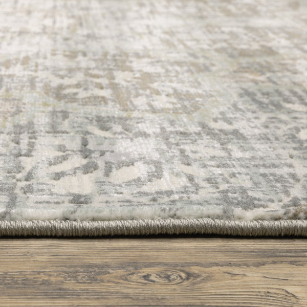Oriental Weavers Capistrano Indoor Area Rug - Soft Touch Power Loomed Design With Neutral Tones For Any Space Ivory,Grey Polypropylene C517b1117165st
