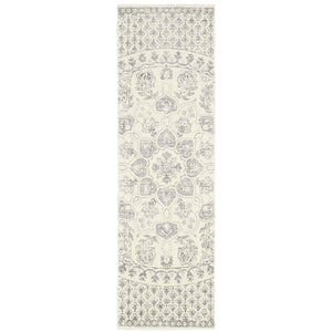 Oriental Weavers Capistrano Indoor Area Rug - Soft Touch Power Loomed Design With High Low Effect For Any Space Ivory,Grey Polypropylene C517c1068230st