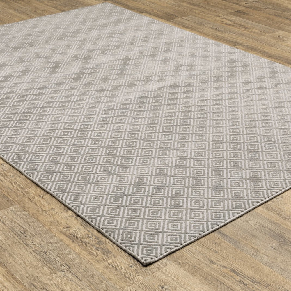 Oriental Weavers Capistrano 525b1 Grey Indoor Area Rug - Luxurious Softness, Modern Design, 9'10" X 12'10" Size Grey Polypropylene C525b1300390st
