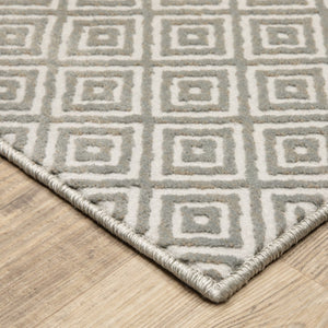 Oriental Weavers Capistrano 525b1 Grey Indoor Area Rug - Luxurious Softness, Modern Design, 9'10" X 12'10" Size Grey Polypropylene C525b1300390st