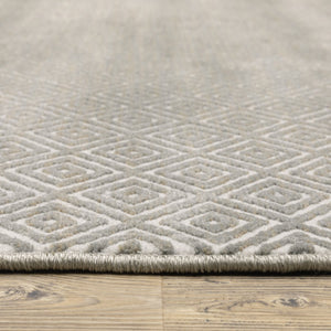 Oriental Weavers Capistrano 525b1 Grey Indoor Area Rug - Luxurious Softness, Modern Design, 9'10" X 12'10" Size Grey Polypropylene C525b1300390st