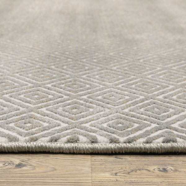 Oriental Weavers Capistrano 525b1 Grey Indoor Area Rug - Luxurious Softness, Modern Design, 9'10" X 12'10" Size Grey Polypropylene C525b1300390st