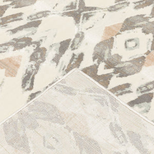 Oriental Weavers Capistrano Indoor Area Rug - Soft Touch Power Loomed Design With Cool Neutrals And Pastels Ivory,Pink Polypropylene C534a1117165st