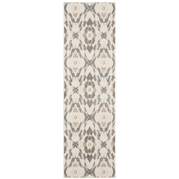 Oriental Weavers Capistrano Indoor Area Rug - Soft Touch Power Loomed Design With Cool Neutrals And Pastels Ivory,Pink Polypropylene C534a1068230st