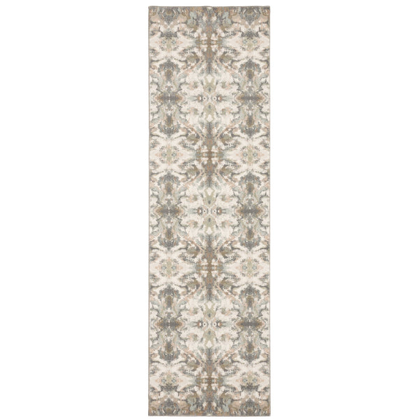 Oriental Weavers Capistrano Indoor Area Rug - Soft Touch Power Loomed Design In Cool Neutrals And Pastels Ivory,Multi Polypropylene C535b1068230st