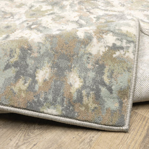 Oriental Weavers Capistrano Indoor Area Rug - Soft Touch Power Loomed Design In Cool Neutrals And Pastels Ivory,Multi Polypropylene C535b1117165st