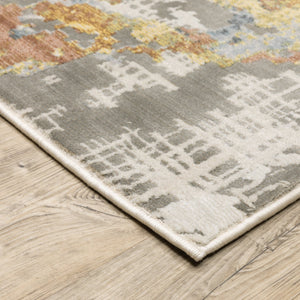 Oriental Weavers Caravan Luxurious Soft Indoor Area Rug - Stunning Nature-inspired Patterns In Rich, Vibrant Colors Grey,Blue Polyester C1340w068235st