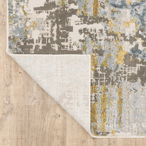 Oriental Weavers Caravan Luxurious Soft Indoor Area Rug - Stunning Nature-inspired Patterns In Rich, Vibrant Colors Grey,Blue Polyester C1340w068235st