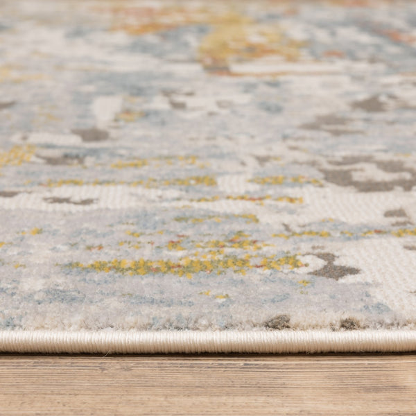 Oriental Weavers Caravan Luxurious Soft Indoor Area Rug - Stunning Nature-inspired Patterns In Rich, Vibrant Colors Grey,Blue Polyester C1340w068235st