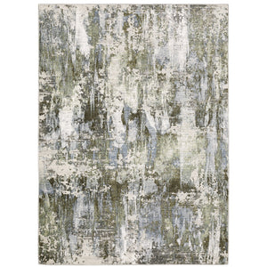 Oriental Weavers Caravan Luxurious Soft Area Rug - Nature-inspired Design With Rich Colors And Tactile Texture Green,Blue Polyester C2060f100153st