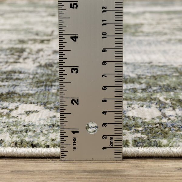 Oriental Weavers Caravan Luxurious Soft Area Rug - Nature-inspired Design With Rich Colors And Tactile Texture Green,Blue Polyester C2060f068235st