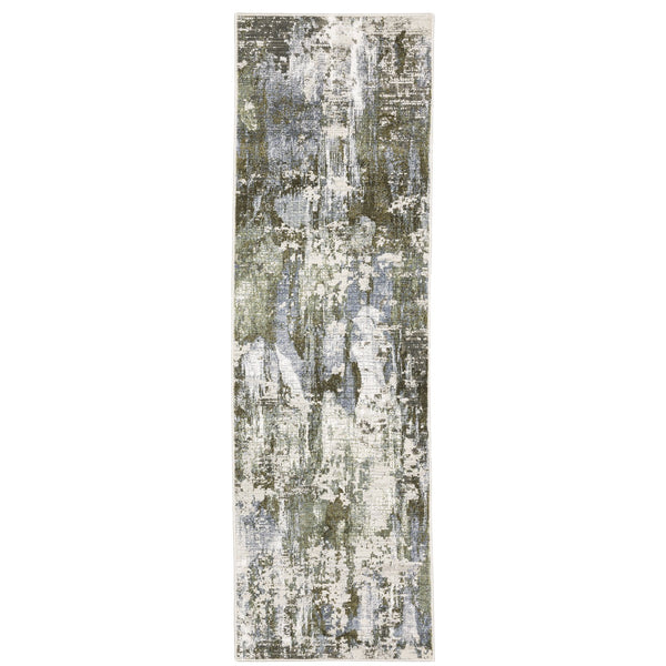 Oriental Weavers Caravan Luxurious Soft Area Rug - Nature-inspired Design With Rich Colors And Tactile Texture Green,Blue Polyester C2060f068235st