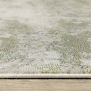 Oriental Weavers Caravan Luxuriously Soft Indoor Area Rug With Rich Textures Inspired By Nature's Beauty And Serenity Beige,Green Polyester C2061w100153st