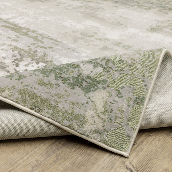 Oriental Weavers Caravan Luxuriously Soft Indoor Area Rug With Rich Textures Inspired By Nature's Beauty And Serenity Beige,Green Polyester C2061w100153st