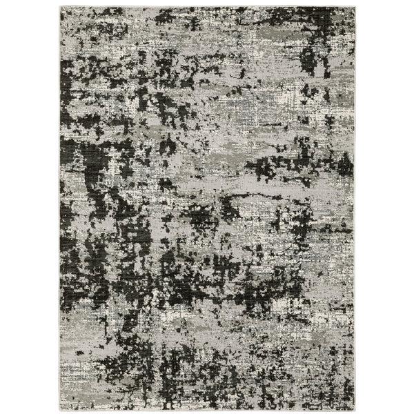 Oriental Weavers Caravan Luxuriously Soft Indoor Area Rug - Nature-inspired Textures In Rich, Warm Hues For Any Space Grey,Black Polyester C4153q100153st