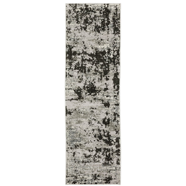 Oriental Weavers Caravan Luxuriously Soft Indoor Area Rug - Nature-inspired Textures In Rich, Warm Hues For Any Space Grey,Black Polyester C4153q068235st
