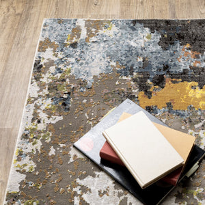 Oriental Weavers Caravan Luxuriously Soft Indoor Area Rug - Nature-inspired Textures In Rich, Vibrant Colors Grey,Multi Polyester C502x8100153st