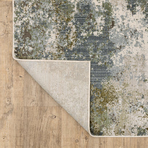 Oriental Weavers Caravan Indoor Area Rug - Luxuriously Soft, Nature-inspired Design With Rich Textures And Colors Blue,Green Polyester C5090e068235st