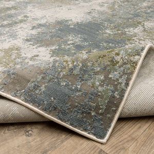 Oriental Weavers Caravan Indoor Area Rug - Luxuriously Soft, Nature-inspired Design With Rich Textures And Colors Blue,Green Polyester C5090e068235st