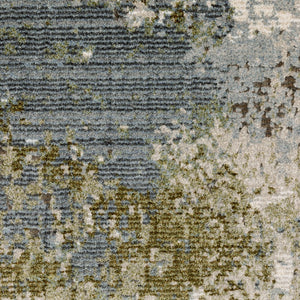 Oriental Weavers Caravan Indoor Area Rug - Luxuriously Soft, Nature-inspired Design With Rich Textures And Colors Blue,Green Polyester C5090e068235st