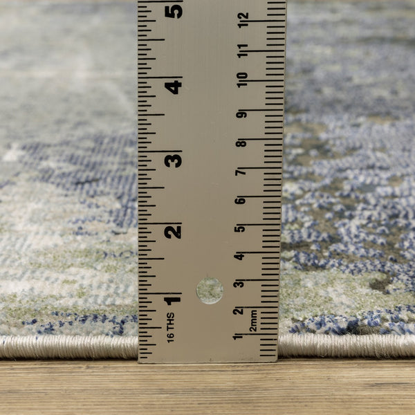 Oriental Weavers Caravan Luxurious Soft Area Rug With Nature-inspired Patterns In Rich Colors For Modern Spaces Blue,Green Polyester C5571h100153st