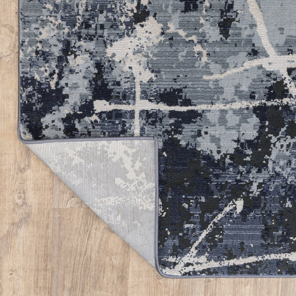 Oriental Weavers Caravan Luxuriously Soft Indoor Area Rug With Nature-inspired Design And Rich, Vibrant Colors Blue,Grey Polyester C7150b068235st