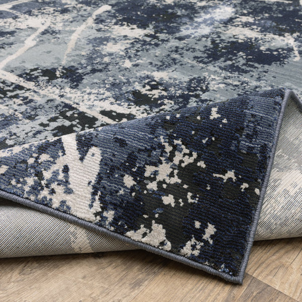 Oriental Weavers Caravan Luxuriously Soft Indoor Area Rug With Nature-inspired Design And Rich, Vibrant Colors Blue,Grey Polyester C7150b068235st