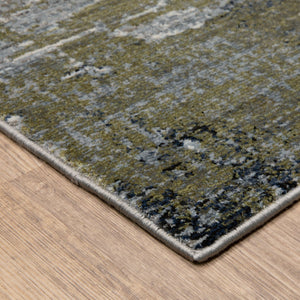 Oriental Weavers Caravan Luxurious Soft Indoor Area Rug - Nature-inspired Design With Rich Textures And Colors Blue,Green Polyester C8020l100153st